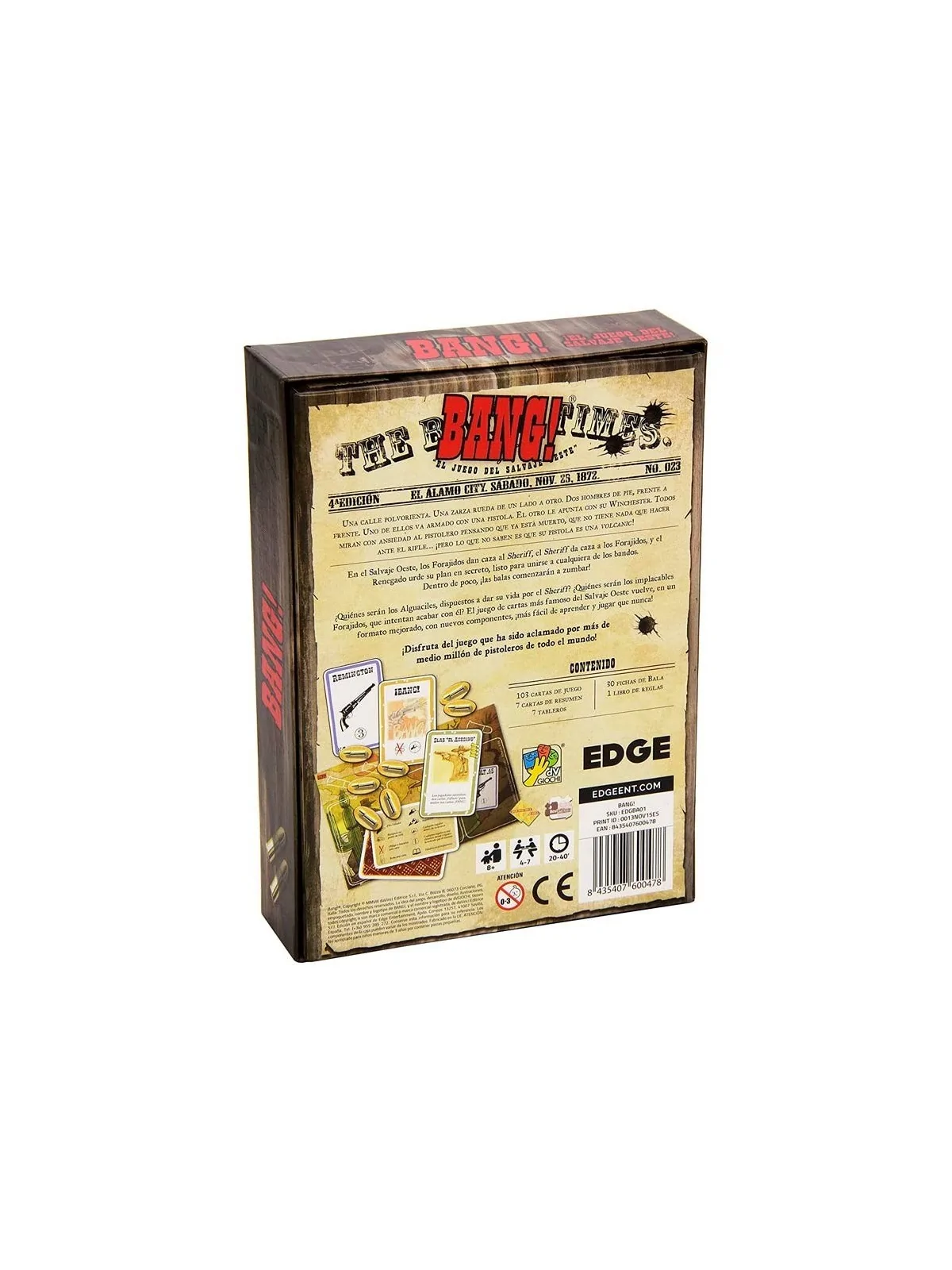 Bang! de Edge en Juegos de Cartas | La Cueva Roja