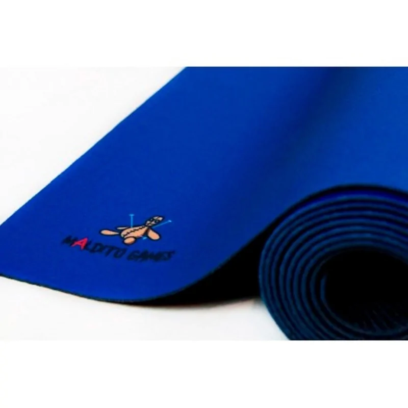 Tapete de Neopreno 150x90cm - Azul Liso de Maldito Games en Tapetes | La Cueva Roja