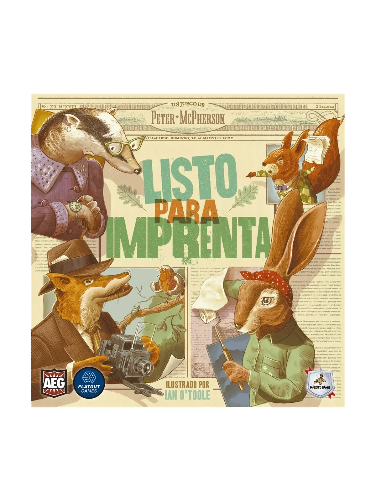 Listo para Imprenta de Maldito Games en Juegos de Tablero | La Cueva Roja