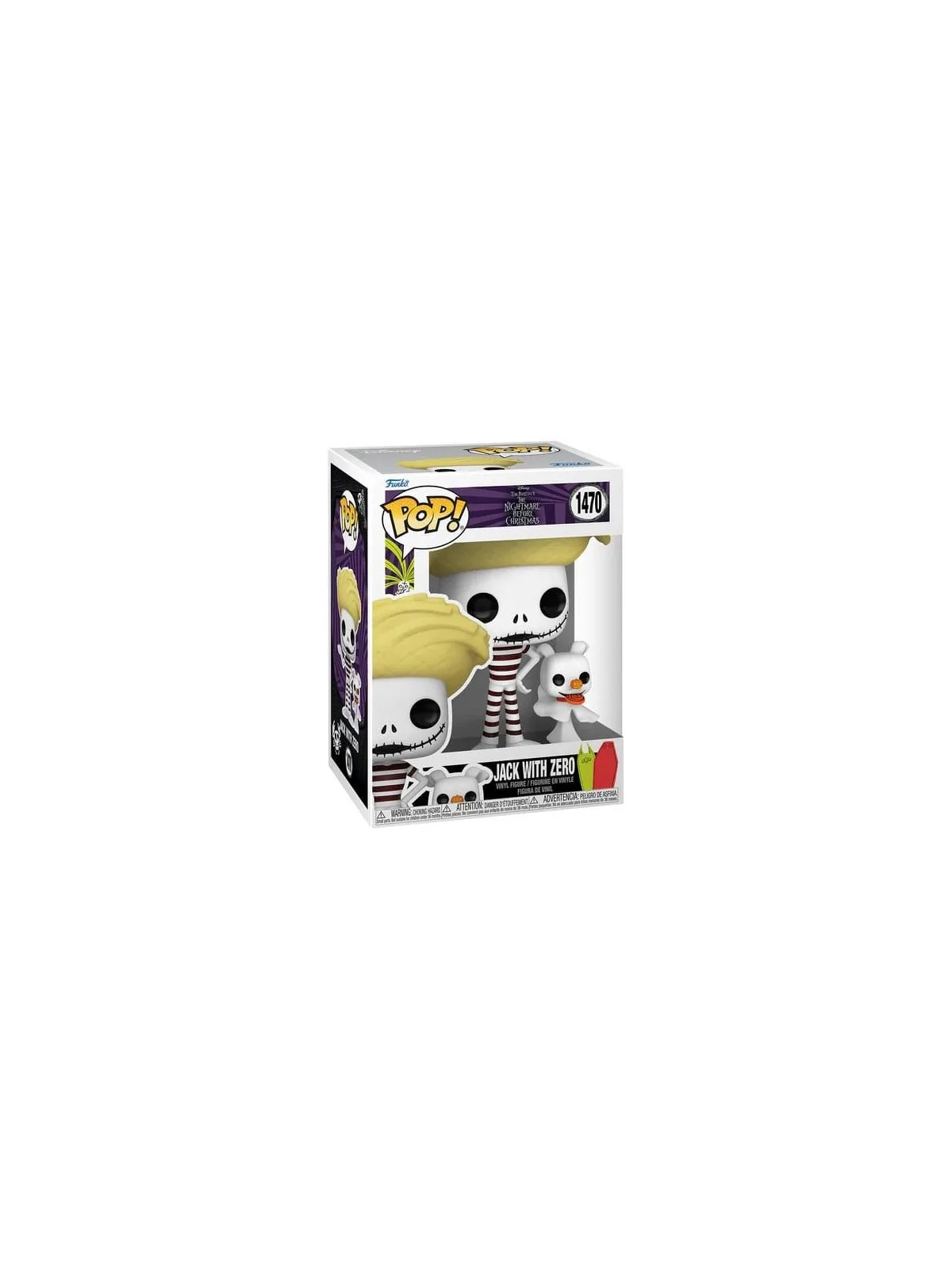 Funko POP! Pesadilla antes de Navidad: Jack with Zero (1470) de Funko en Funko Pop | La Cueva Roja