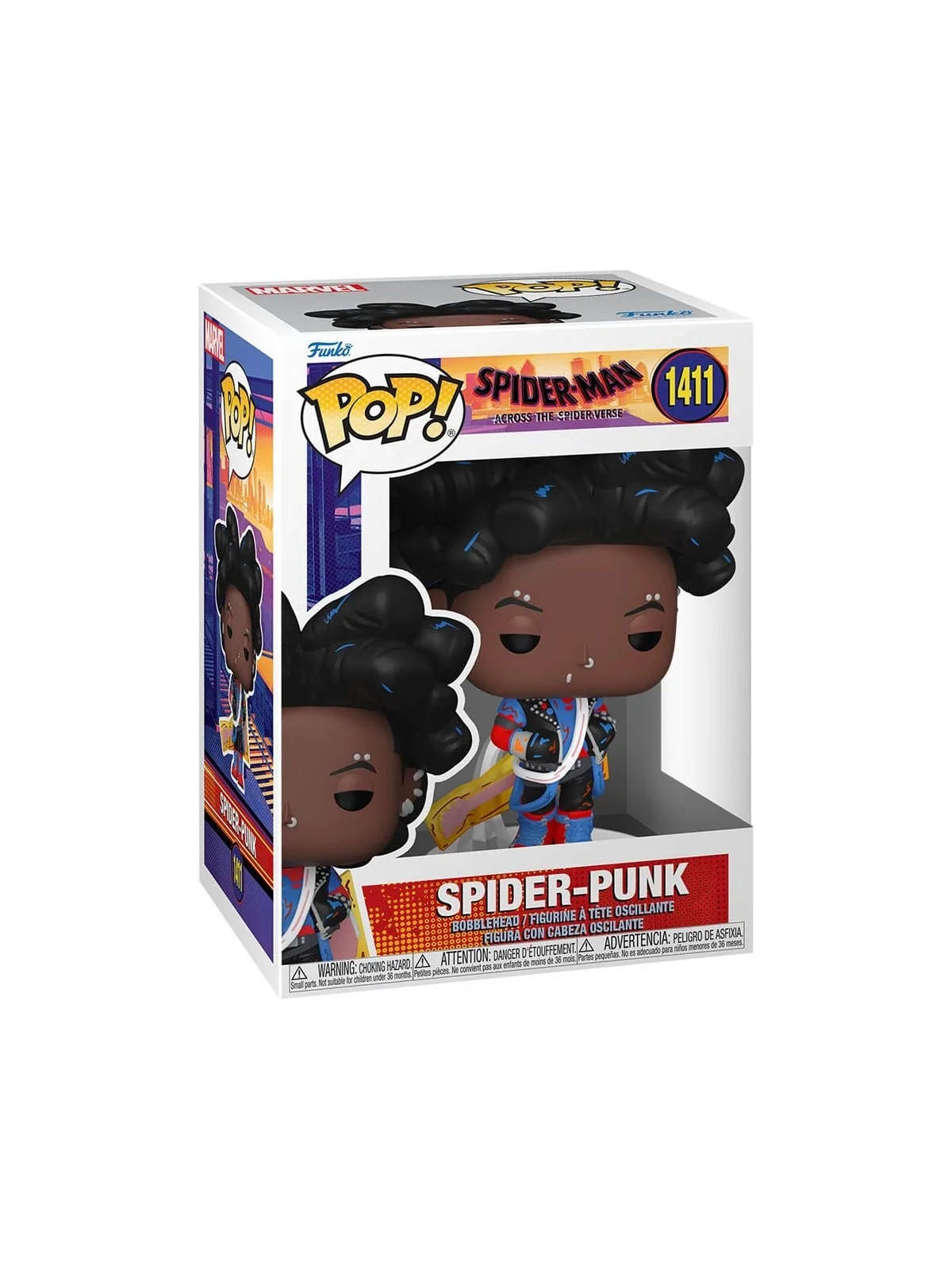 Funko POP! Spider-Man: Spider-Punk (1411) de Funko en Funko Pop | La Cueva Roja