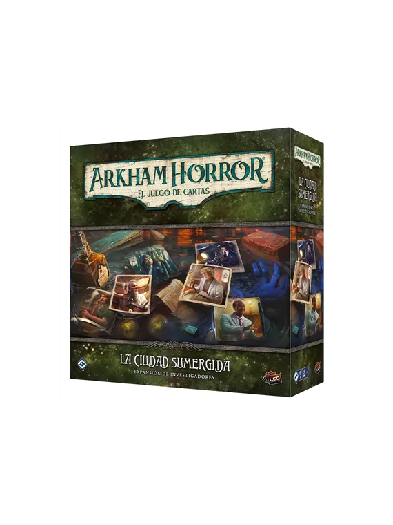 Arkham Horror LCG: La Ciudad Sumergida Exp. Investigadores de Fantasy Flight Games en Juegos de Tablero | La Cueva Roja