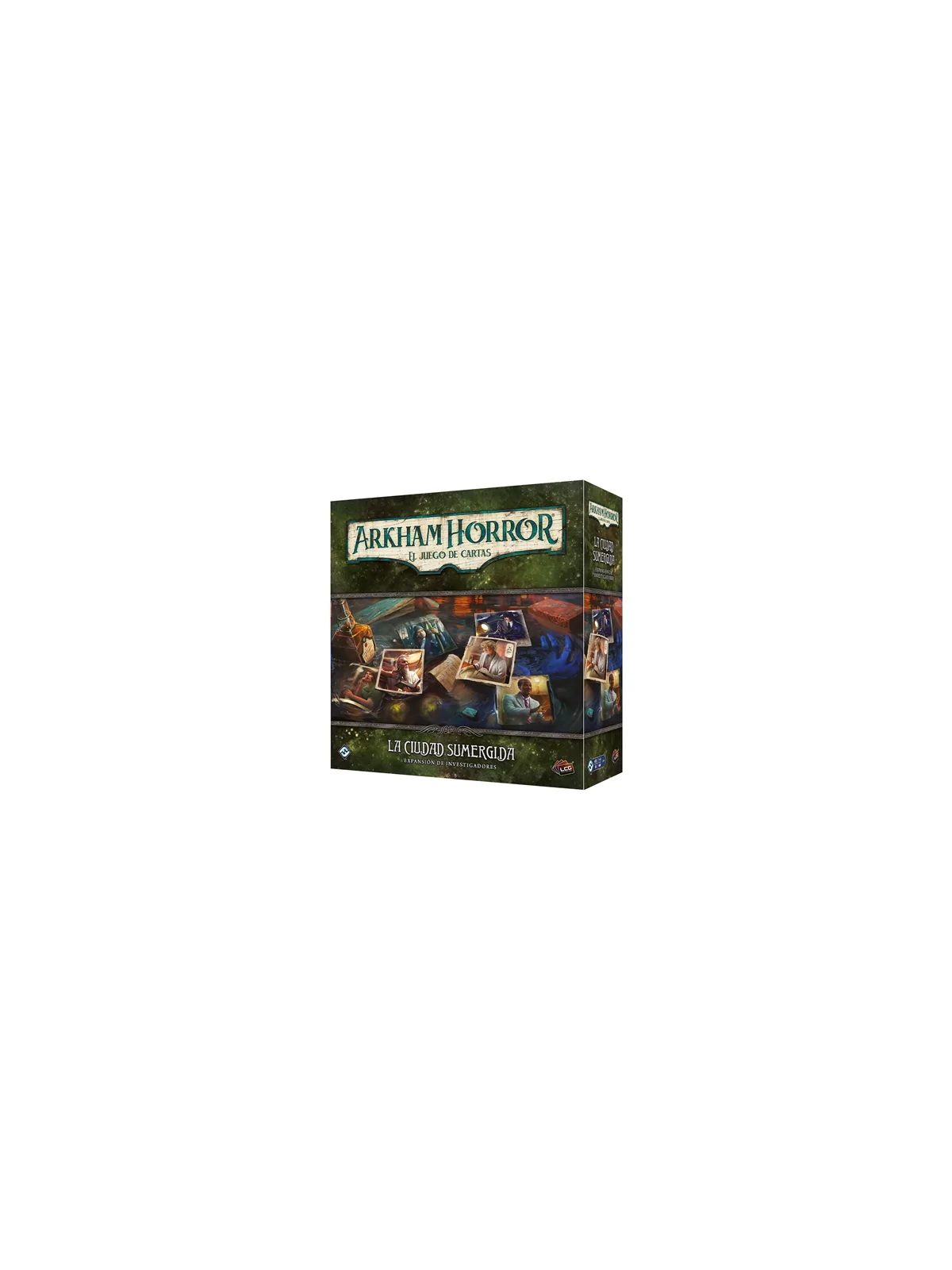 Arkham Horror LCG: La Ciudad Sumergida Exp. Investigadores de Fantasy Flight Games en Juegos de Tablero | La Cueva Roja