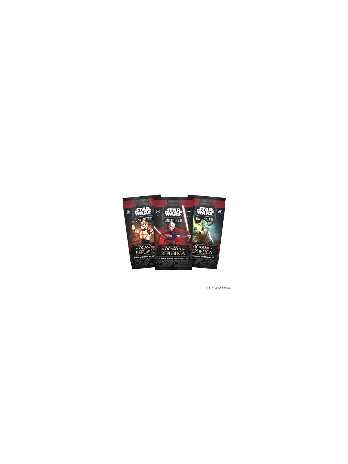 Star Wars Unlimited: El Ocaso de la República Case Booster Box de 24 sobres (x6) de Asmodee en Star Wars: Unlimited | La Cueva R