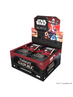 Star Wars Unlimited: El Ocaso de la República Case Booster Box de 24 sobres (x6) (Inglés) de Asmodee en Star Wars: Unlimited | L