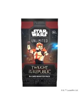 Star Wars Unlimited: El Ocaso de la República Case Booster Box de 24 sobres (x6) (Inglés) de Asmodee en Star Wars: Unlimited | L