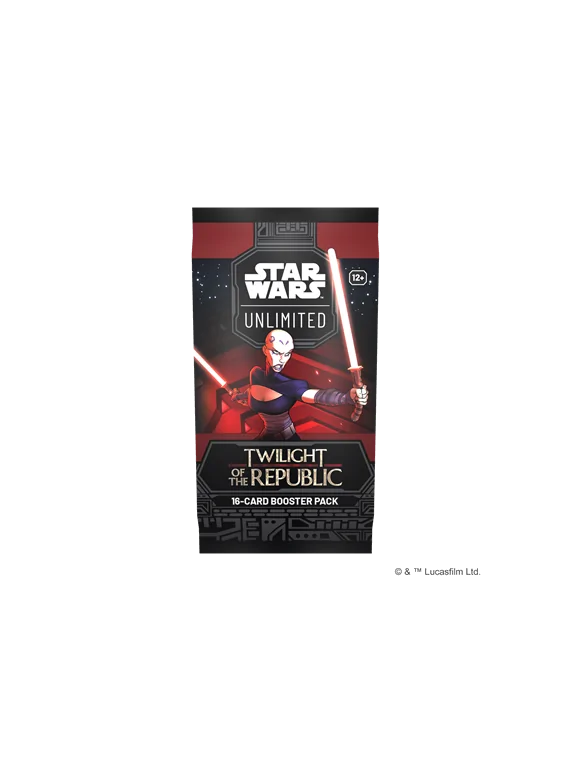 Star Wars Unlimited: El Ocaso de la República Booster Box de 24 sobres (Inglés) de Asmodee en Star Wars: Unlimited | La Cueva Ro