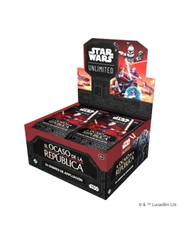 Star Wars UnliBox de 24 sobres de Asmodee en Star Wars: Unlimited | La Cueva Roja
