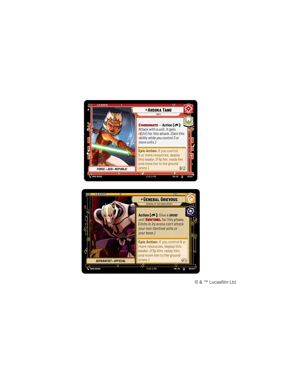 Star Wars Unlimited: Twilight of the Republic 2-Player Starter (Inglés) de Fantasy Flight Games en Star Wars: Unlimited | La Cue