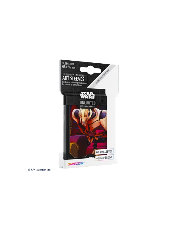 Star Wars Unlimited: Art Sleeves General Grievous de Gamegenic en Star Wars: Unlimited | La Cueva Roja