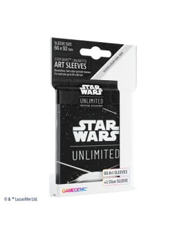 Star Wars Unlimited: Art Sleeves Card Back White de Gamegenic en Star Wars: Unlimited | La Cueva Roja
