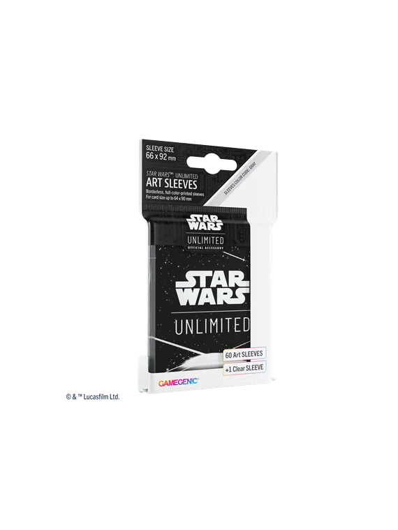 Star Wars Unlimited: Art Sleeves Card Back White de Gamegenic en Star Wars: Unlimited | La Cueva Roja