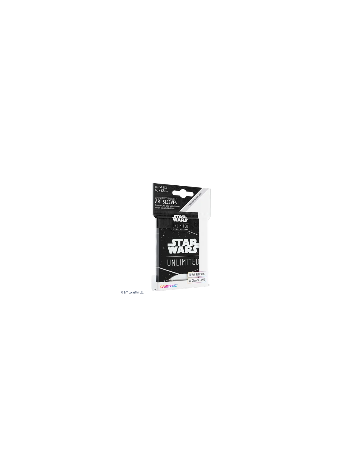Star Wars Unlimited: Art Sleeves Card Back White de Gamegenic en Star Wars: Unlimited | La Cueva Roja