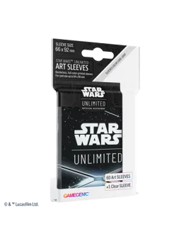 Star Wars Unlimited:Art Sleeves Card Back Black de Gamegenic en Star Wars: Unlimited | La Cueva Roja