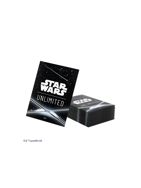 Star Wars Unlimited:Art Sleeves Card Back Black de Gamegenic en Star Wars: Unlimited | La Cueva Roja