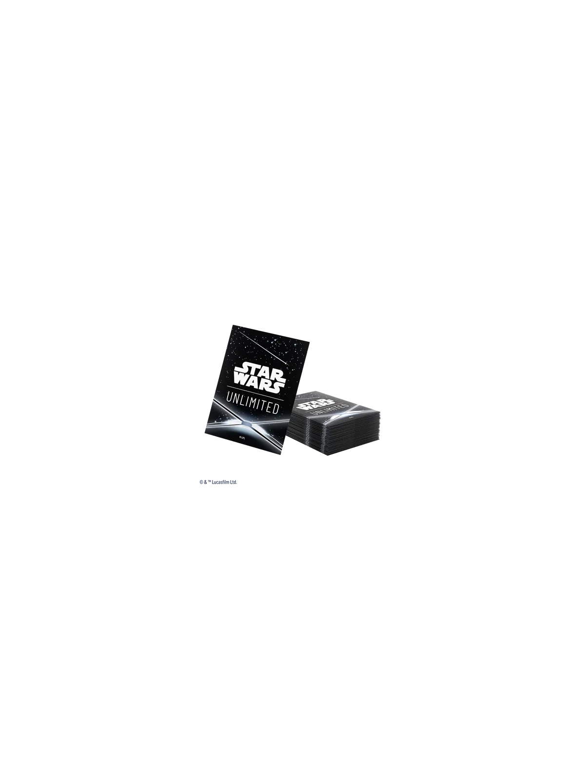 Star Wars Unlimited:Art Sleeves Card Back Black de Gamegenic en Star Wars: Unlimited | La Cueva Roja