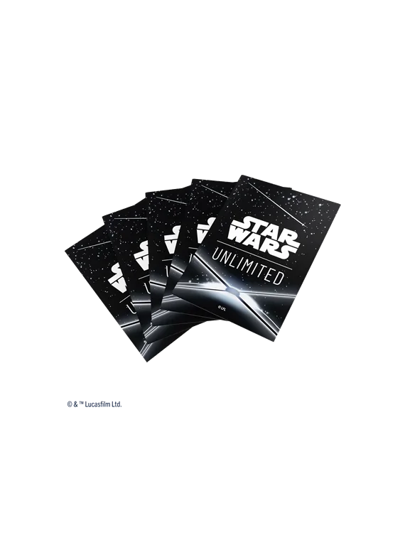 Star Wars Unlimited:Art Sleeves Card Back Black de Gamegenic en Star Wars: Unlimited | La Cueva Roja