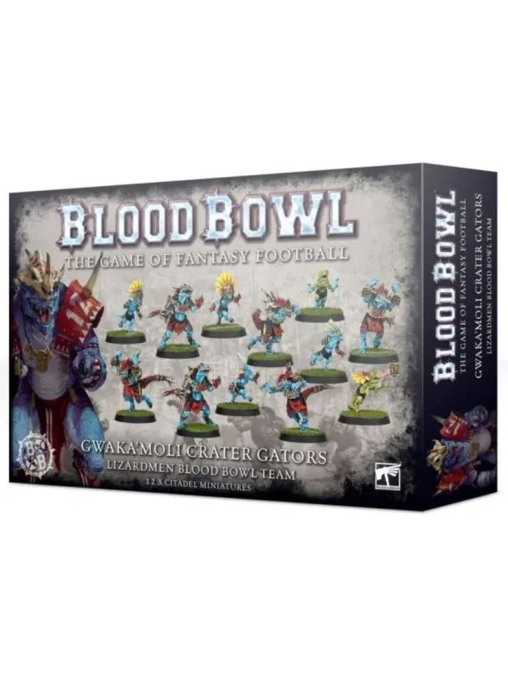 Blood Bowl: Lizardmen Team - Gwaka Moli Crater Gators (200-74) de Games Workshop en BLOOD BOWL | La Cueva Roja