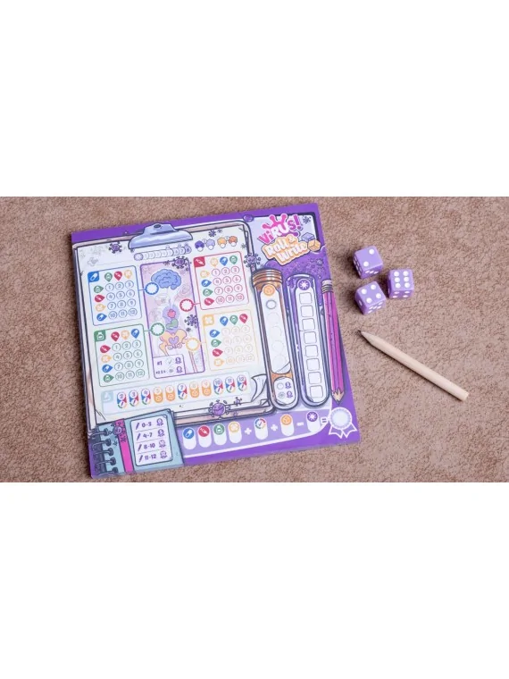 Virus! Roll & Write de Tranjis Games en Juegos de Tablero | La Cueva Roja