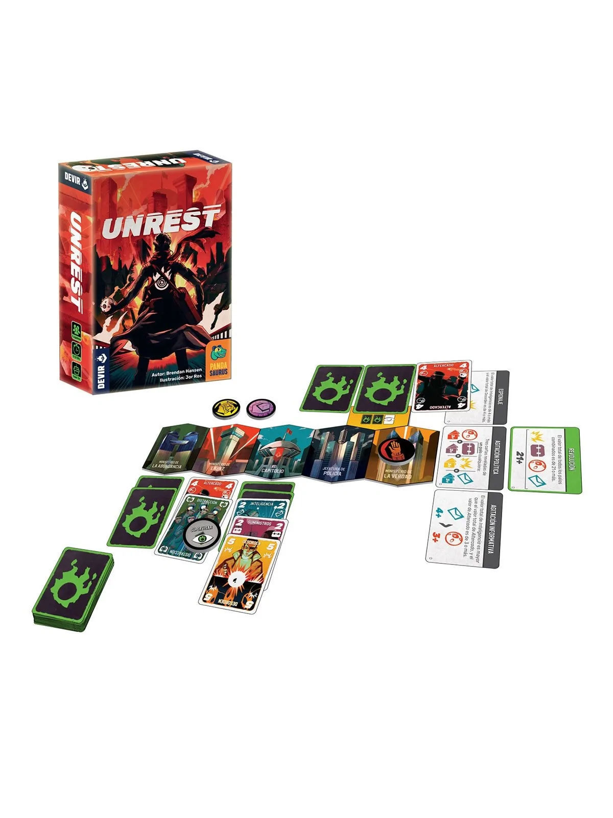 Unrest de Devir en Juegos de Tablero | La Cueva Roja