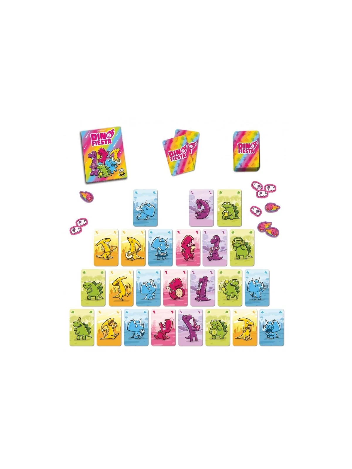 Dino Fiesta de Rocket Lemon Games en Juegos de Cartas | La Cueva Roja