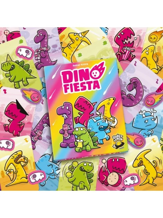Dino Fiesta de Rocket Lemon Games en Juegos de Cartas | La Cueva Roja