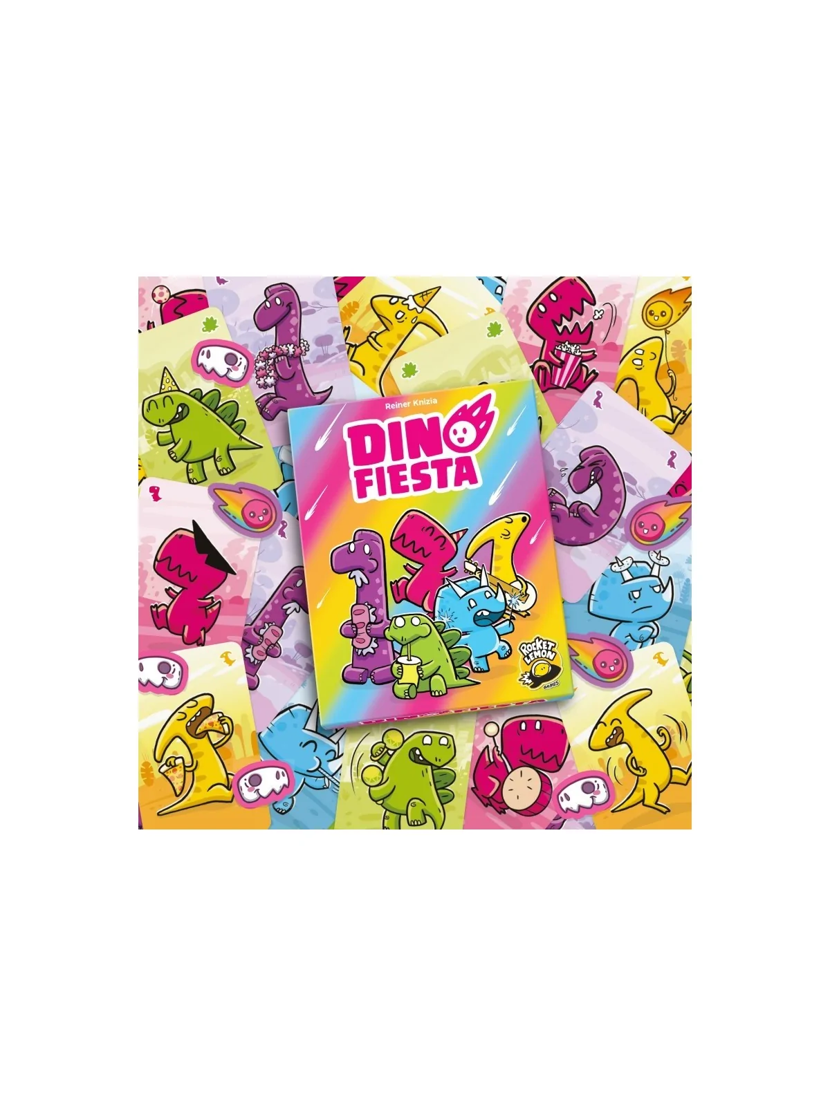 Dino Fiesta de Rocket Lemon Games en Juegos de Cartas | La Cueva Roja