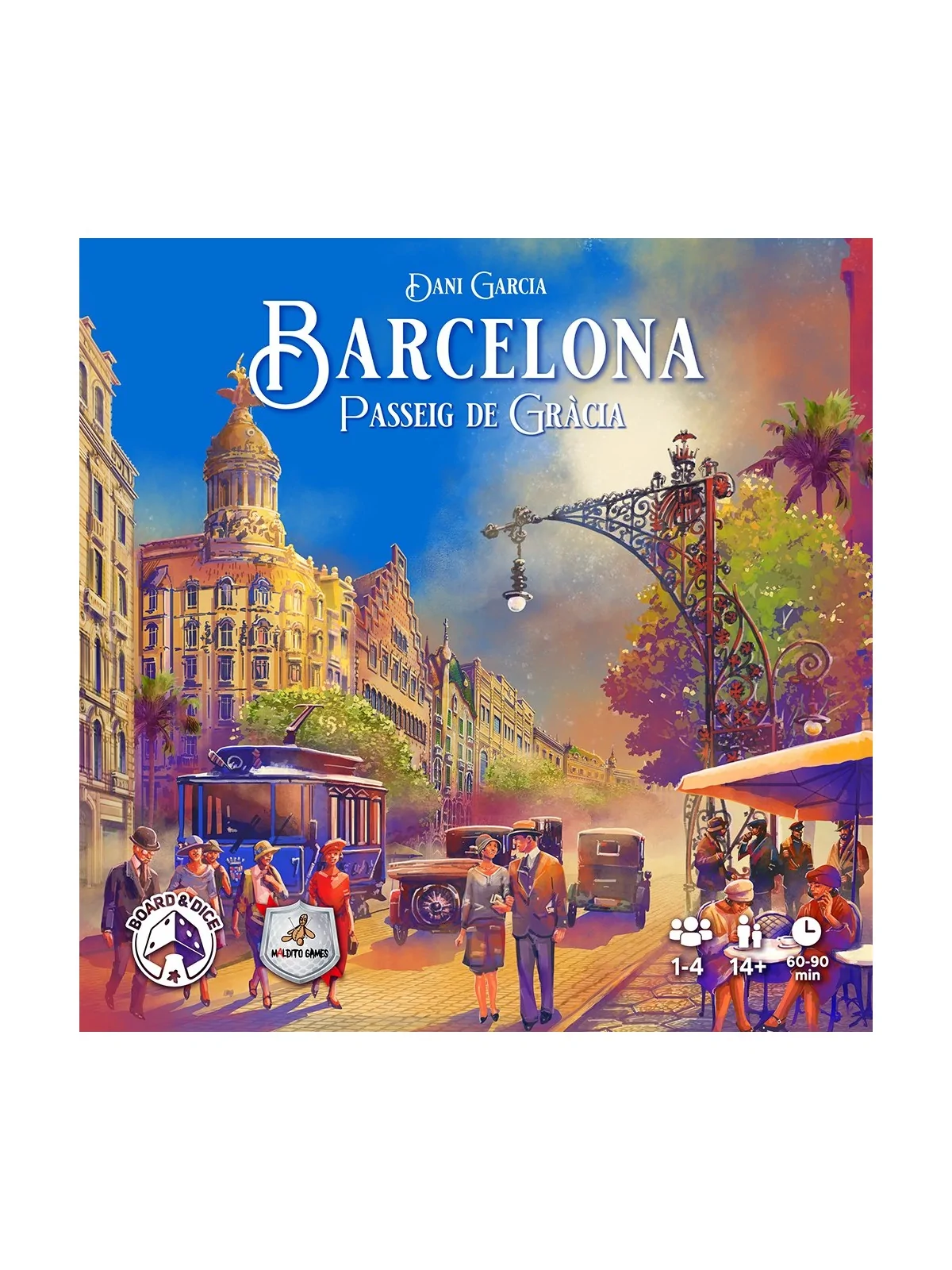 Barcelona: Passeig de Gràcia de Maldito Games en Juegos de Tablero | La Cueva Roja