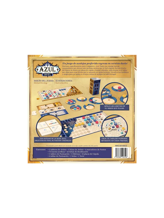 Azul Duel de Plan B Games en Juegos de Tablero | La Cueva Roja