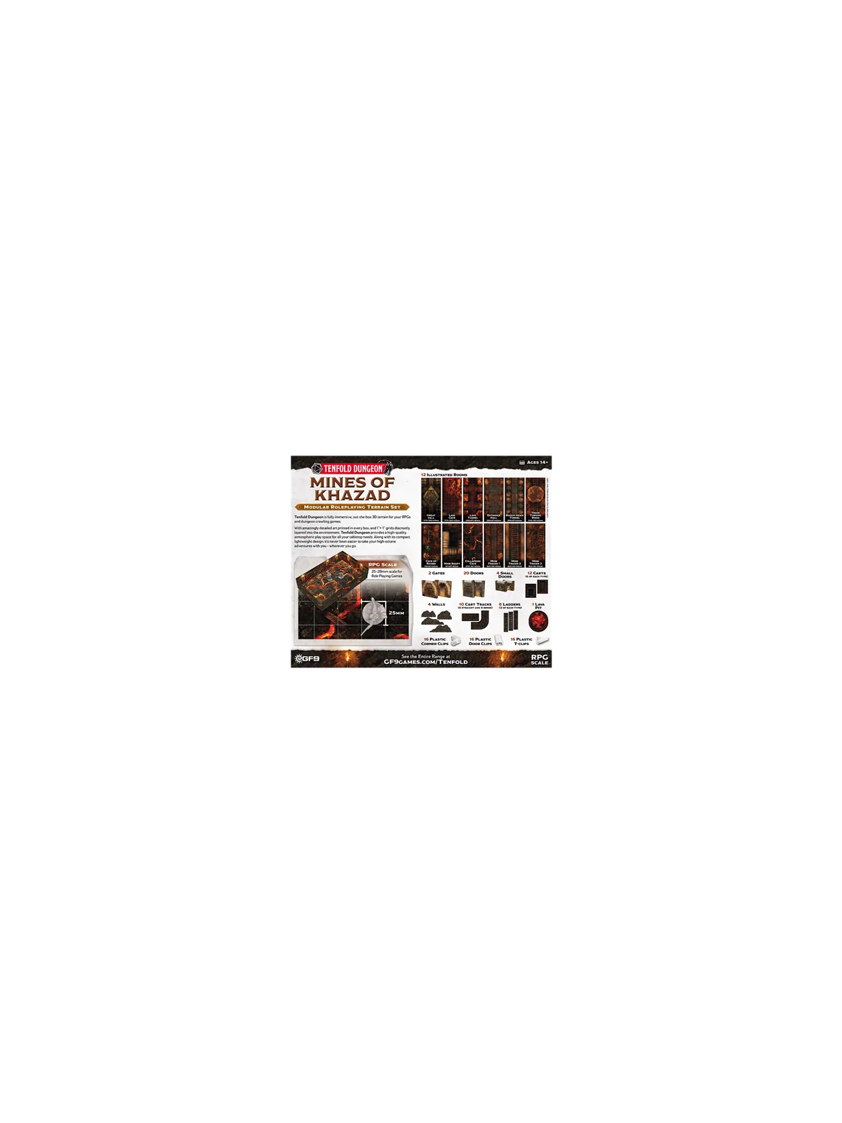 Tenfold Dungeon: Mines of Khazad de Battlefront Miniatures en Juegos de Tablero | La Cueva Roja