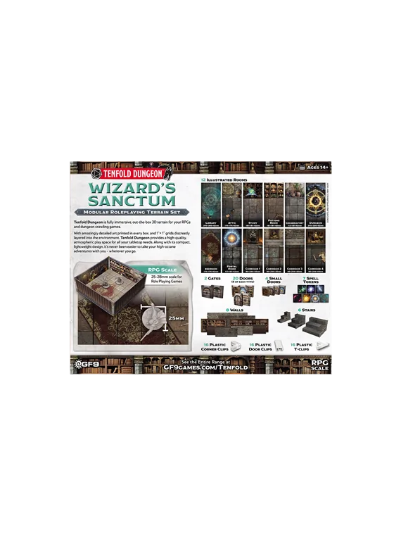 Tenfold Dungeon: Wizard's Sanctum de Battlefront Miniatures en Juegos de Tablero | La Cueva Roja