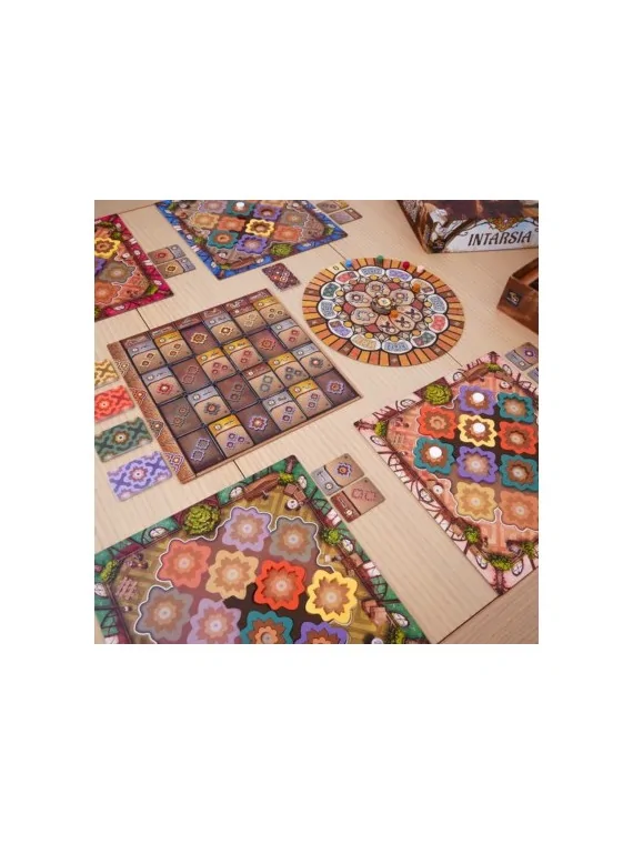 Intarsia de Maldito Games en Juegos de Tablero | La Cueva Roja