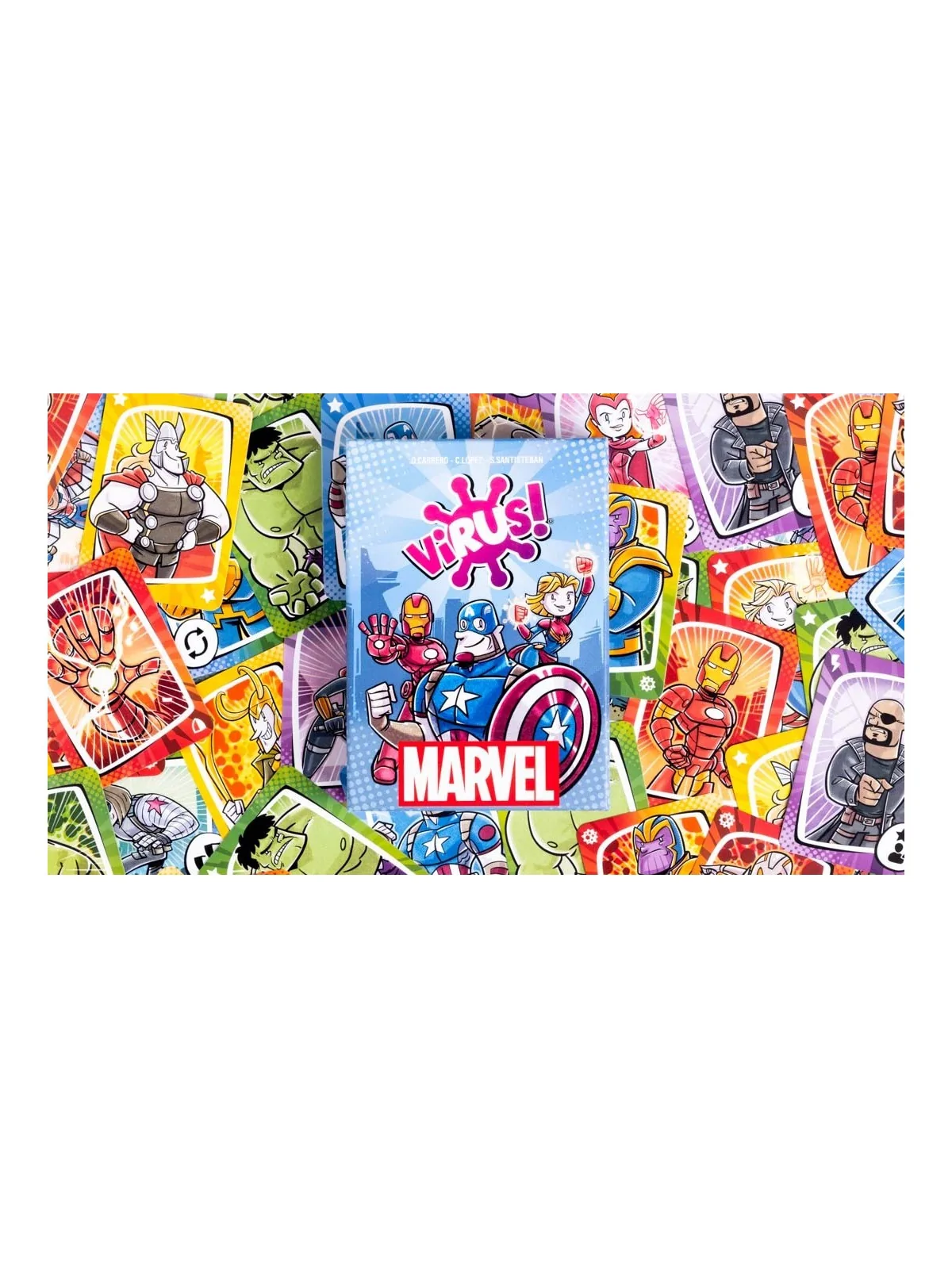 Virus Marvel de Tranjis Games en Juegos de Cartas | La Cueva Roja