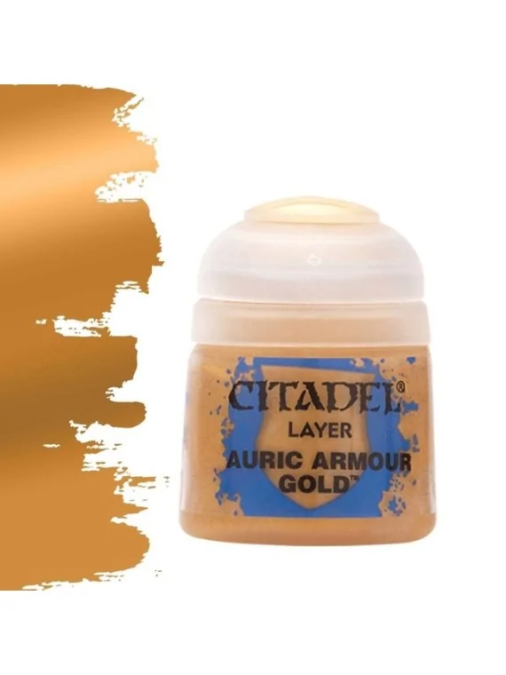 Warhammer Colour: Layer Auric Armour Gold (22-62) de Games Workshop en Warhammer Colour | La Cueva Roja