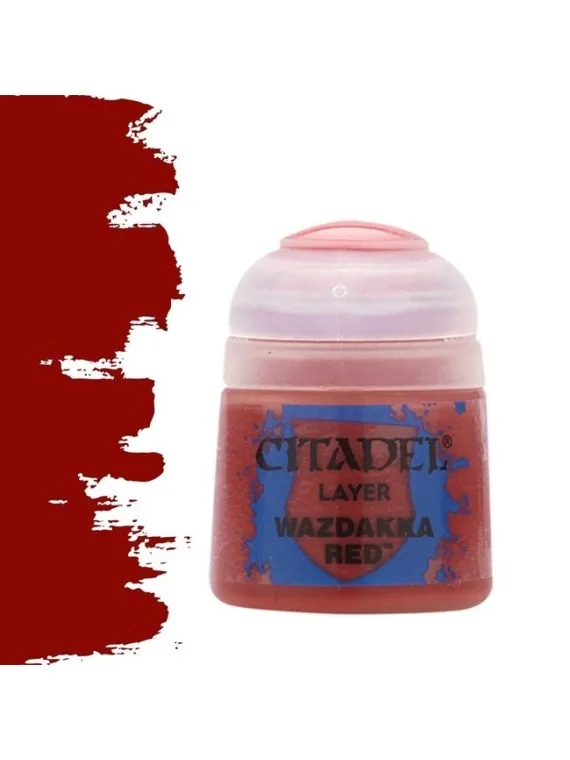 Warhammer Colour: Layer Wazdakka Red (22-07) de Games Workshop en Warhammer Colour | La Cueva Roja