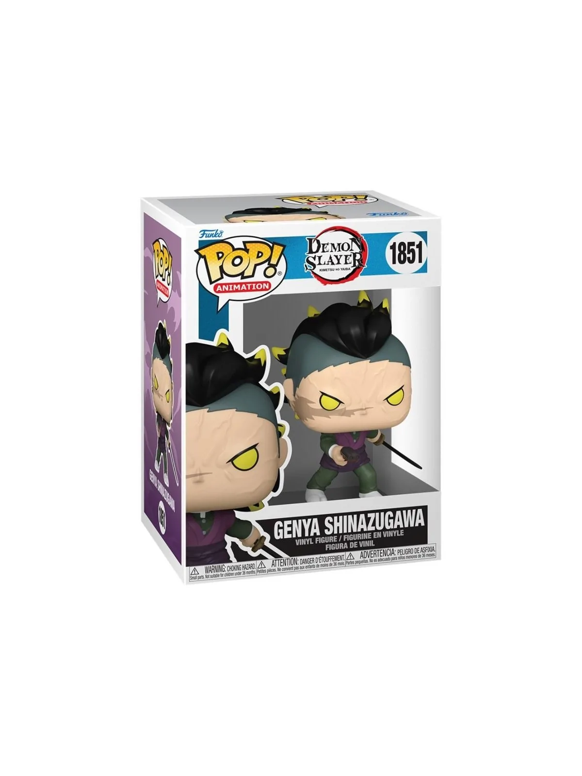 Funko POP! Demon Slayer: Genya Shinazugawa (1851) de Funko en Funko Pop | La Cueva Roja