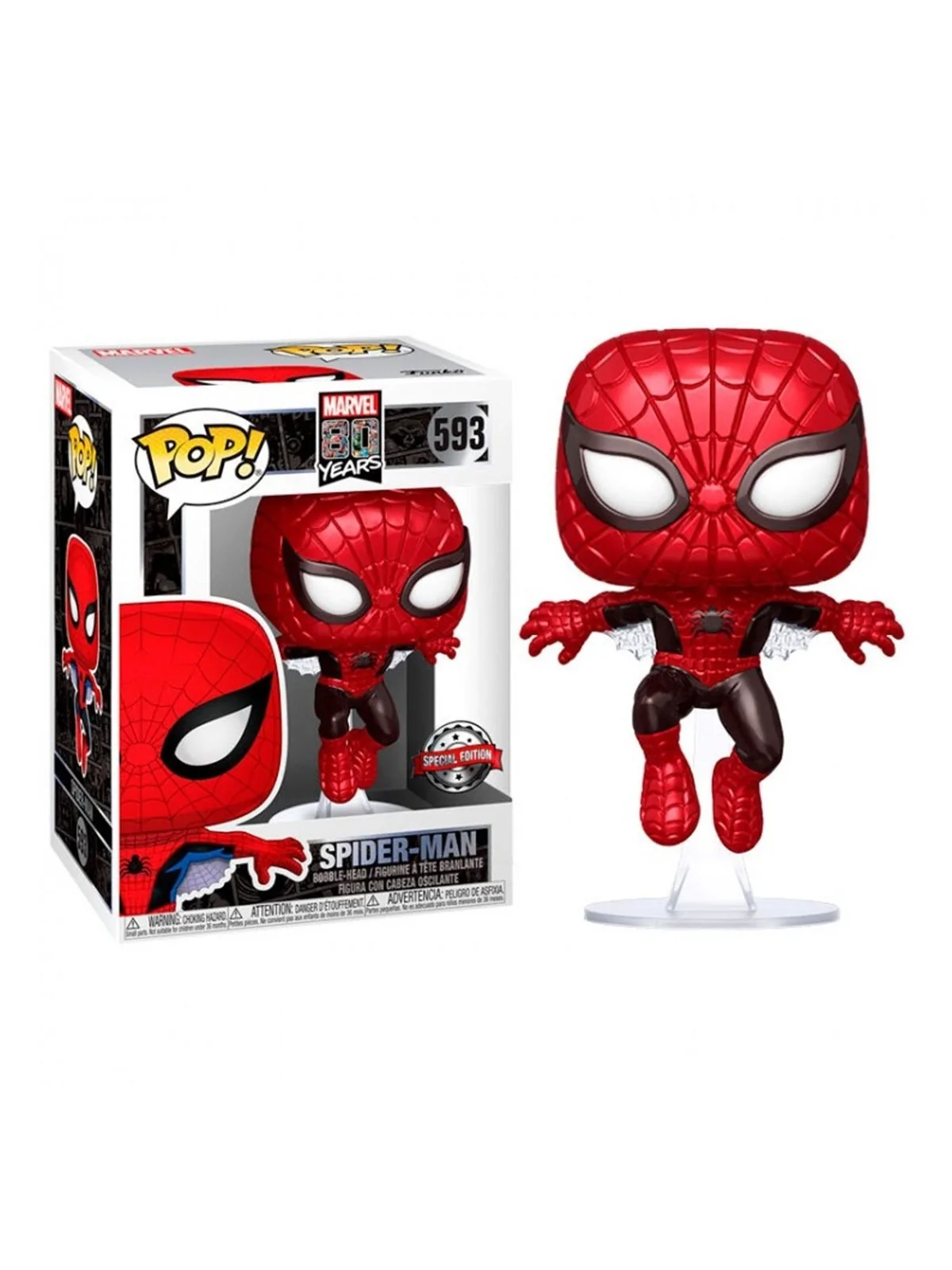 Funko POP! Marvel 80th First Appearance: Spider-Man (593) de Funko en Funko Pop | La Cueva Roja
