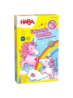 Unicornio Destello: Bingo Chispeante de Haba en Juegos de Tablero | La Cueva Roja
