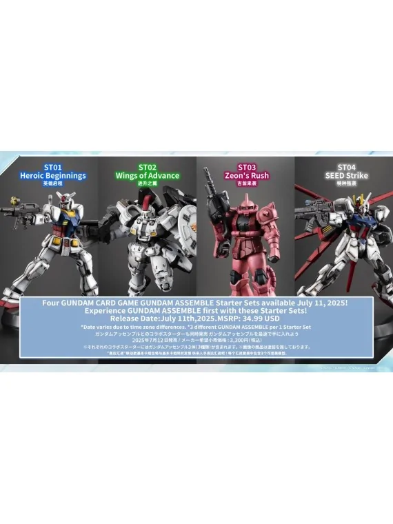 Gundam Card Game: ST04 Gundam Assemble (1) EN de Bandai en Gundam Card Game | La Cueva Roja