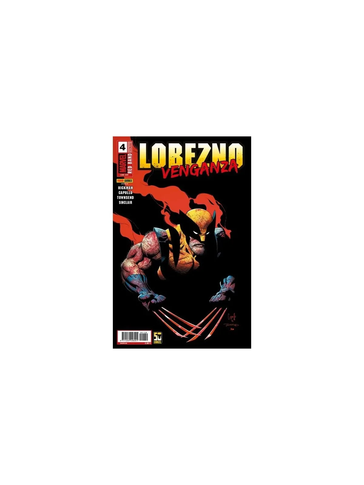 Lobezno: Venganza 04 de 05 (RED BAND) de PANINI en Cómics Americano | La Cueva Roja