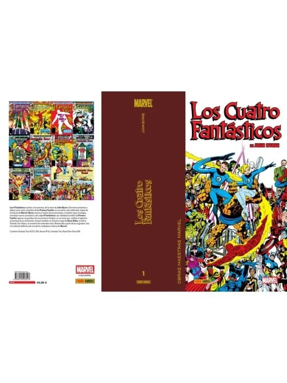 Obras Maestras Marvel: Los Cuatro Fantásticos de John Byrne 01 de 07 de PANINI en Cómics Americano | La Cueva Roja