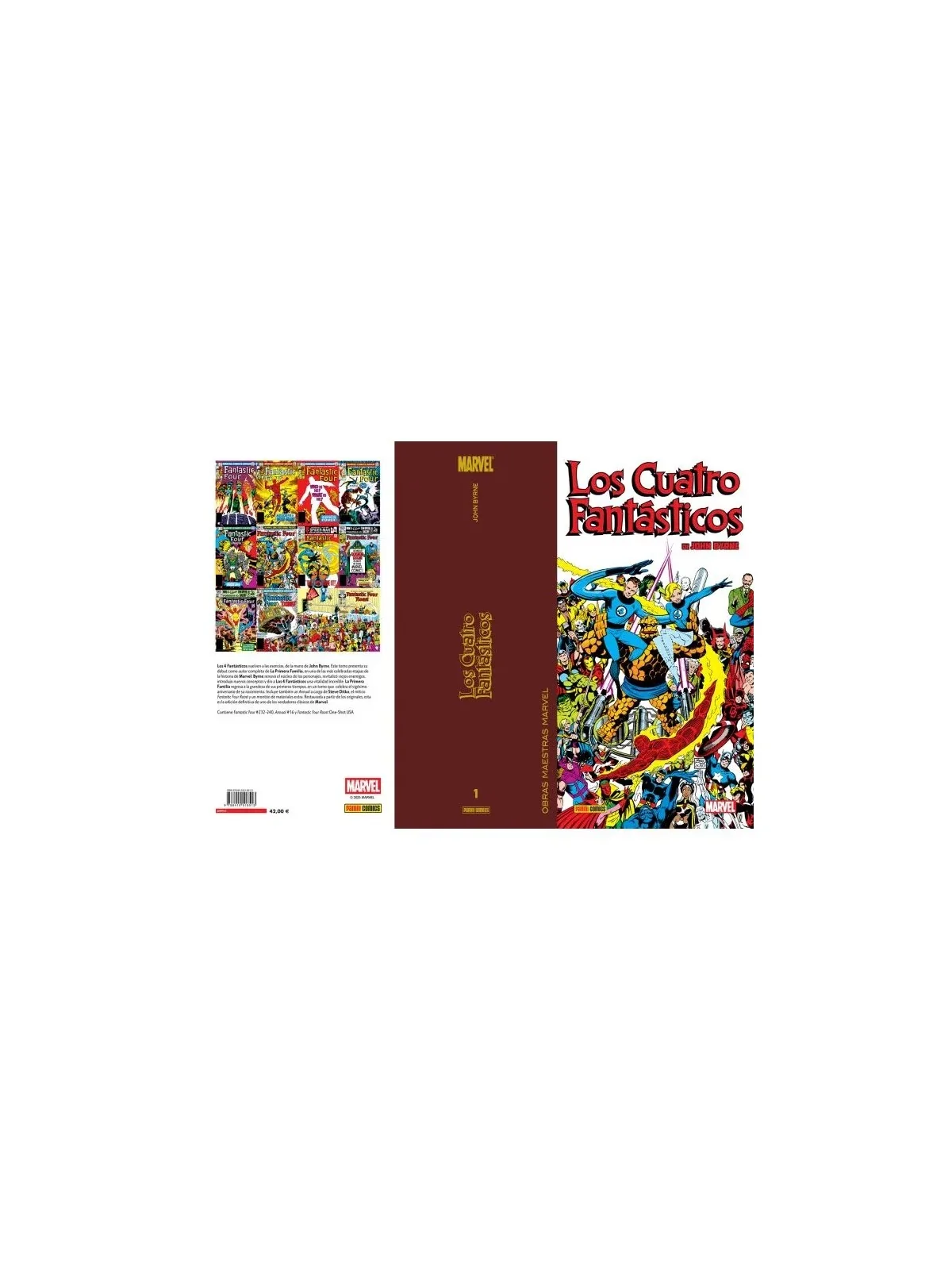 Obras Maestras Marvel: Los Cuatro Fantásticos de John Byrne 01 de 07 de PANINI en Cómics Americano | La Cueva Roja