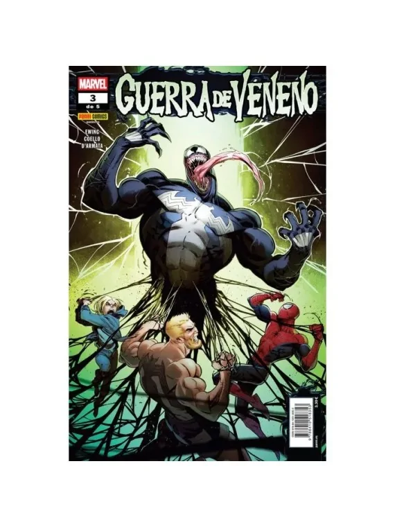 Guerra de Veneno 03 de 05 de PANINI en Cómics Americano | La Cueva Roja