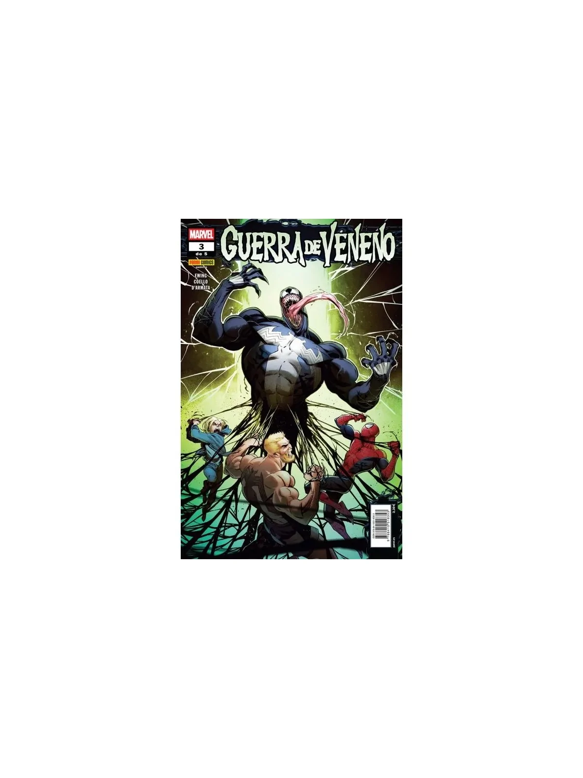 Guerra de Veneno 03 de 05 de PANINI en Cómics Americano | La Cueva Roja