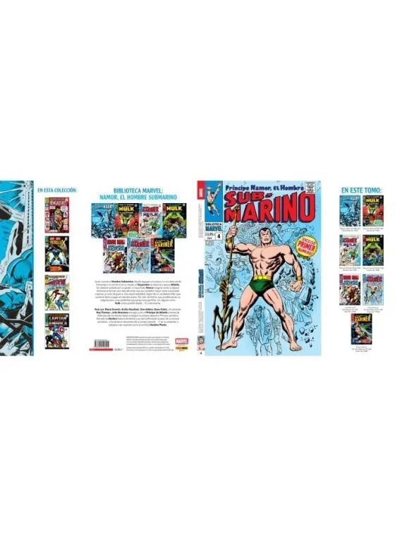 Biblioteca Marvel 81: Namor, El Hombre Submarino 04 de PANINI en Cómics Americano | La Cueva Roja