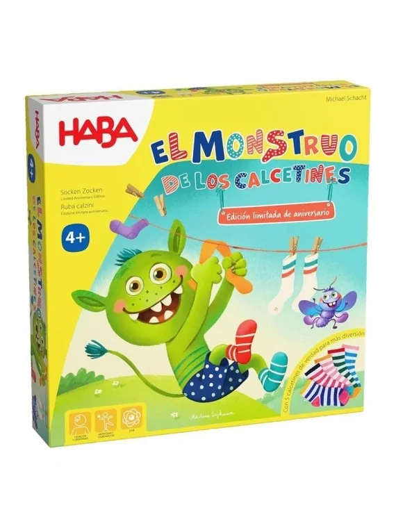 El Monstruo de los Calcetines: Edicion Aniversario de  en Juegos de Tablero | La Cueva Roja