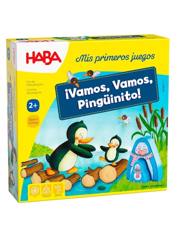 Mis Primeros Juegos: ¡Vamos, Vamos, Pingüinito! de Haba en Juegos de Tablero | La Cueva Roja