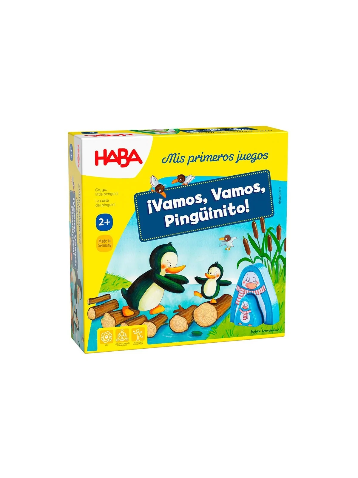 Mis Primeros Juegos: ¡Vamos, Vamos, Pingüinito! de Haba en Juegos de Tablero | La Cueva Roja