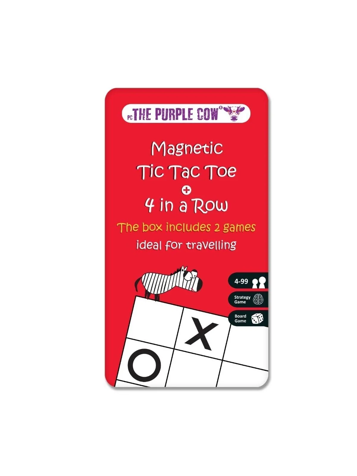 Tic Tac Toe y 4 en Raya Magnético de The Purple Cow en Juegos de Tablero | La Cueva Roja