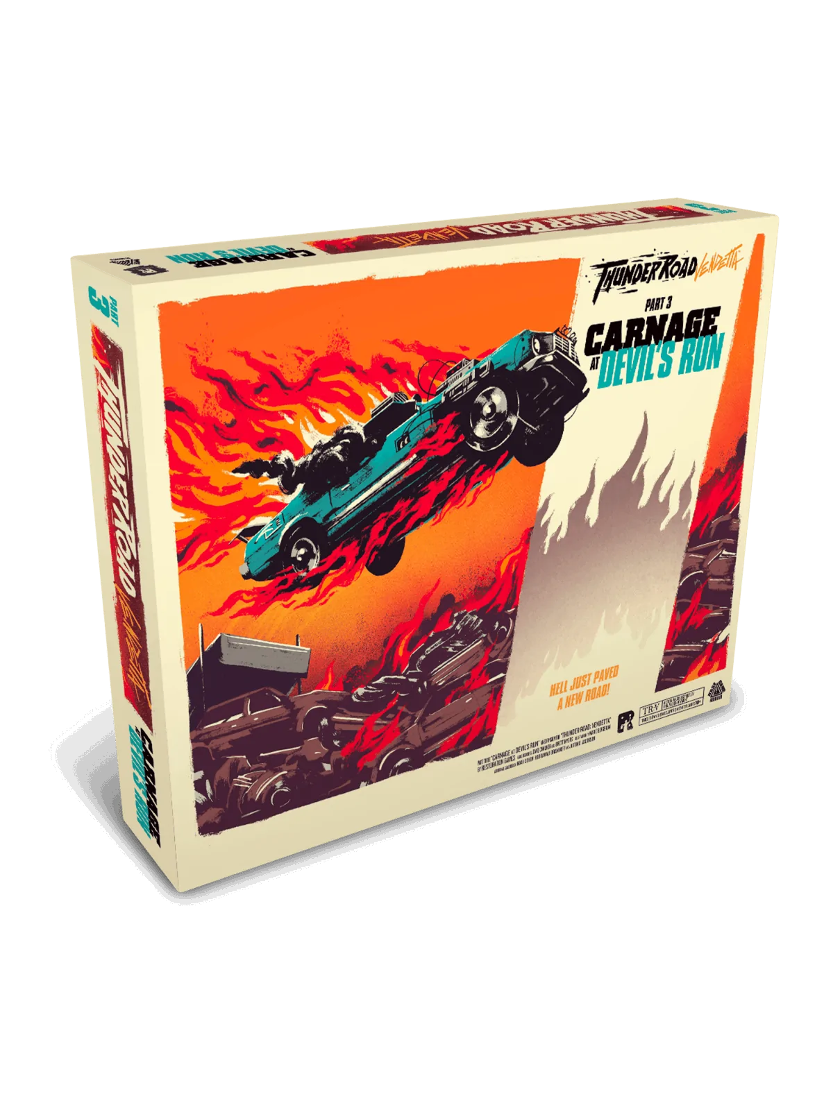 Thunder Road Vendetta: Carnage at Devils Run de Bumble3ee en Juegos de Tablero | La Cueva Roja